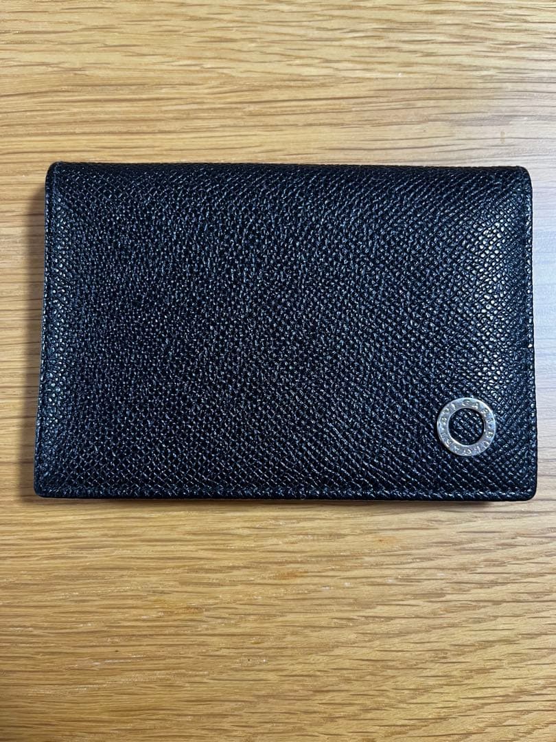 BVLGARI(ブルガリ) メンズ 名刺入れ 牛革 DENIM SAPPHIRE