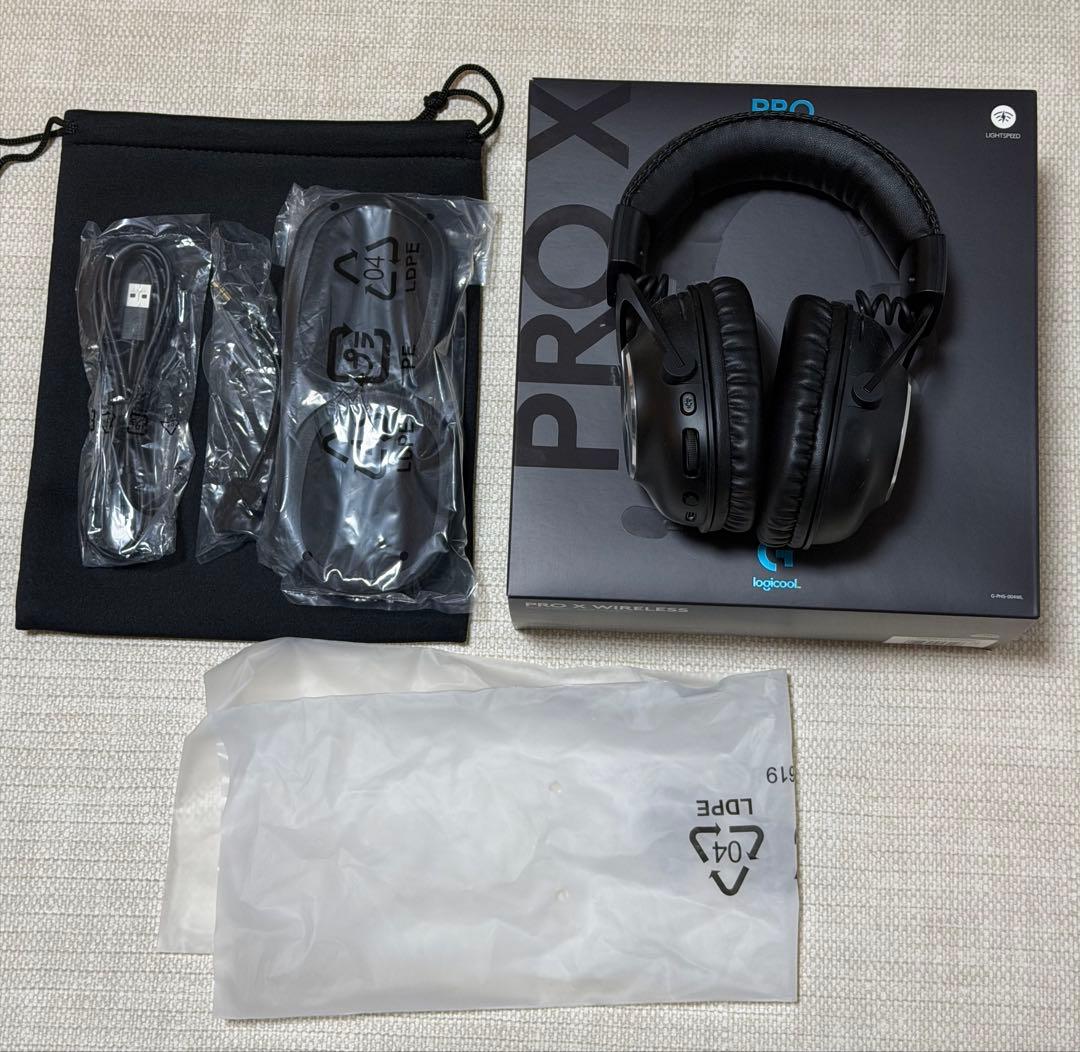 【値下げ交渉可能】Logicool PRO X ワイヤレスヘッドホン