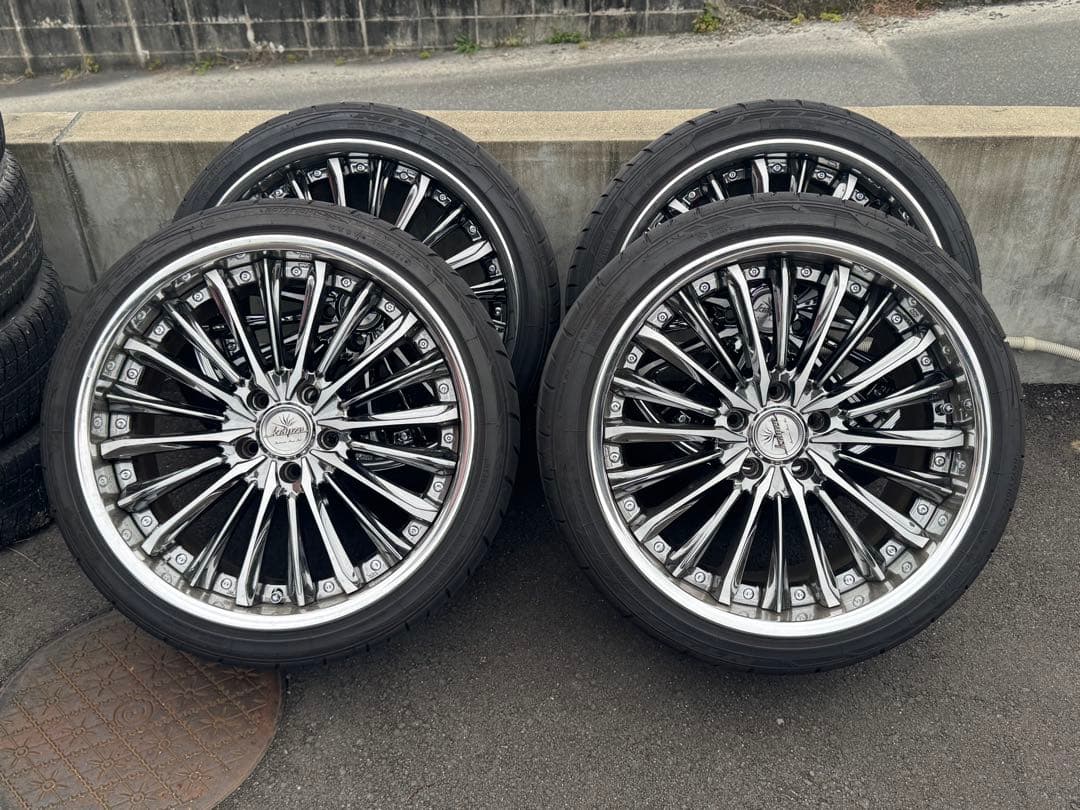 クレンツェヴィルハーム19インチクローム仕上げ 4本ホイールセット