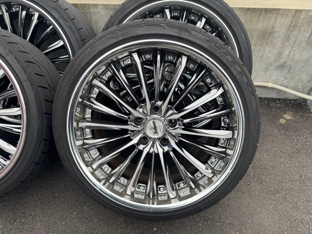 クレンツェヴィルハーム19インチクローム仕上げ 4本ホイールセット