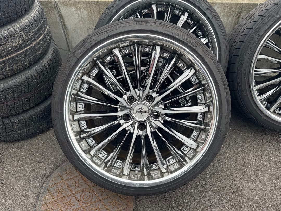 クレンツェヴィルハーム19インチクローム仕上げ 4本ホイールセット