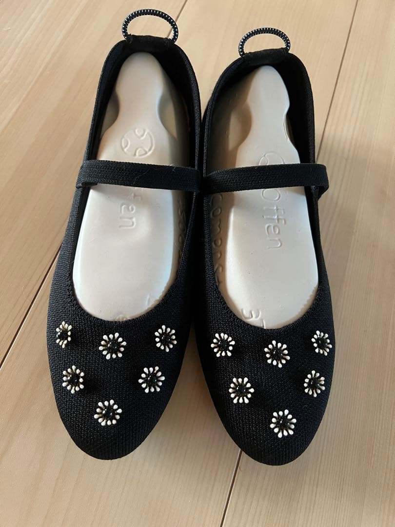 Offen ラウンドトゥメリージェーンパンプス