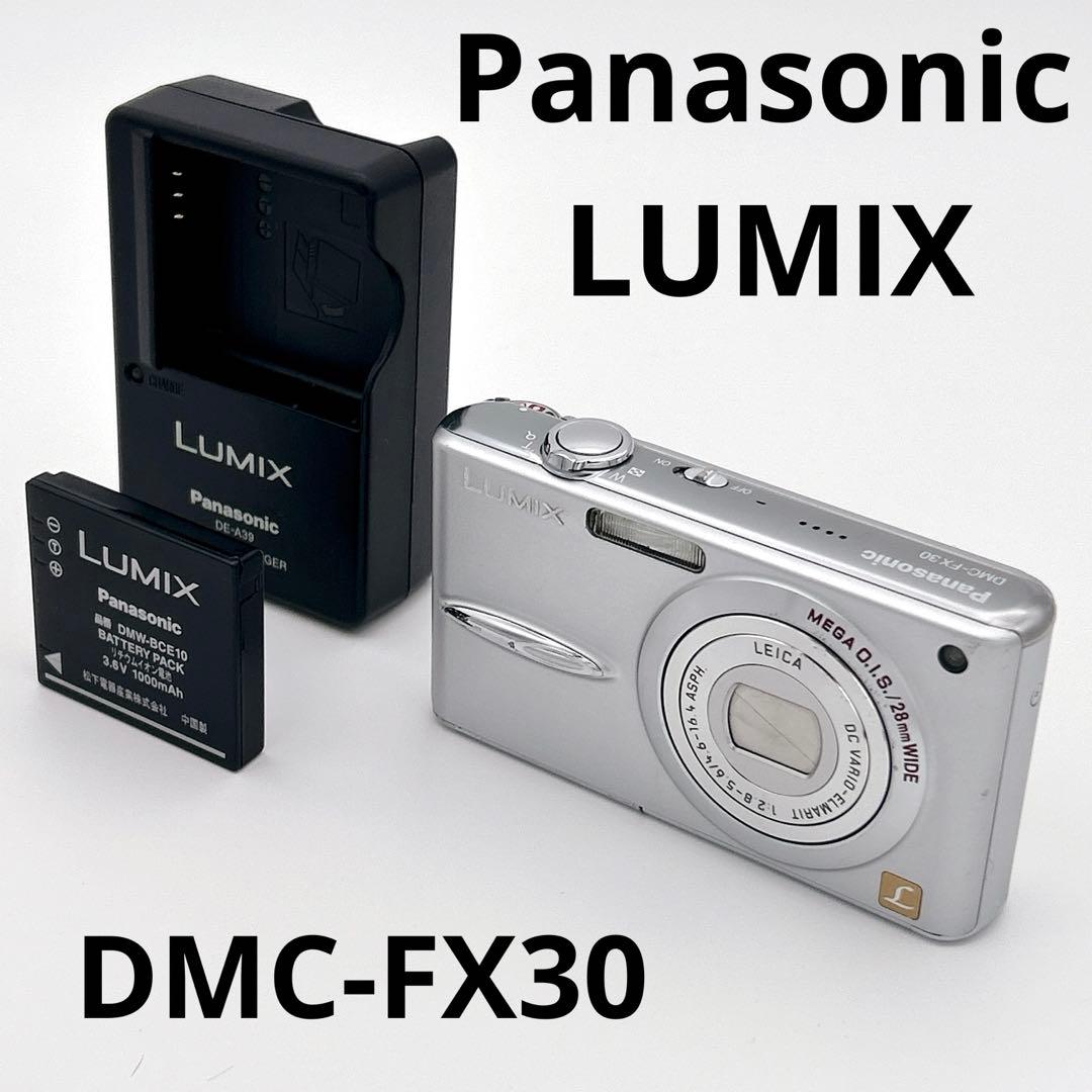 【動作確認済み】パナソニック LUMIX DMC-FX30 オールドコンデジ