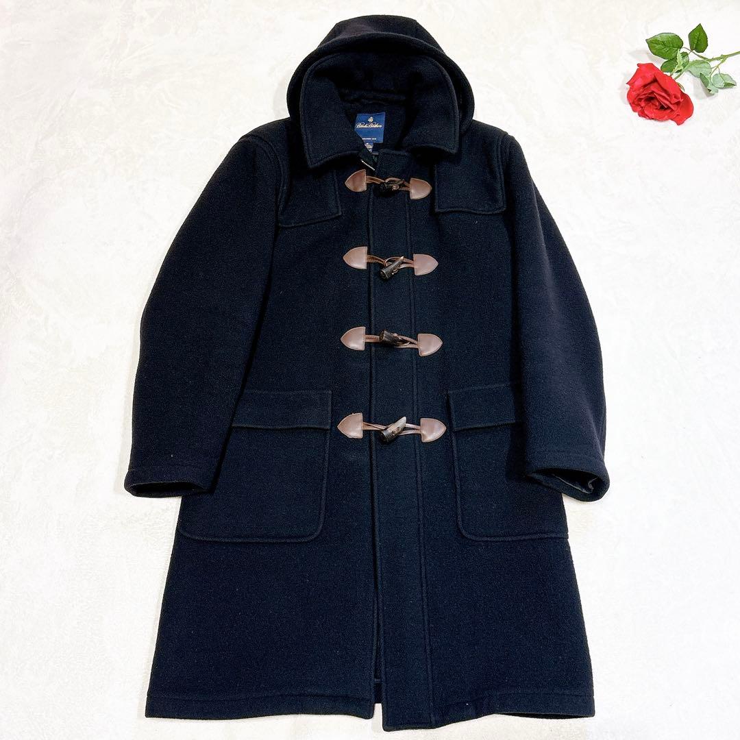 ほぼ未使用✨　ブルックスブラザーズ　ダッフルコート　ウール　ブラック　2way