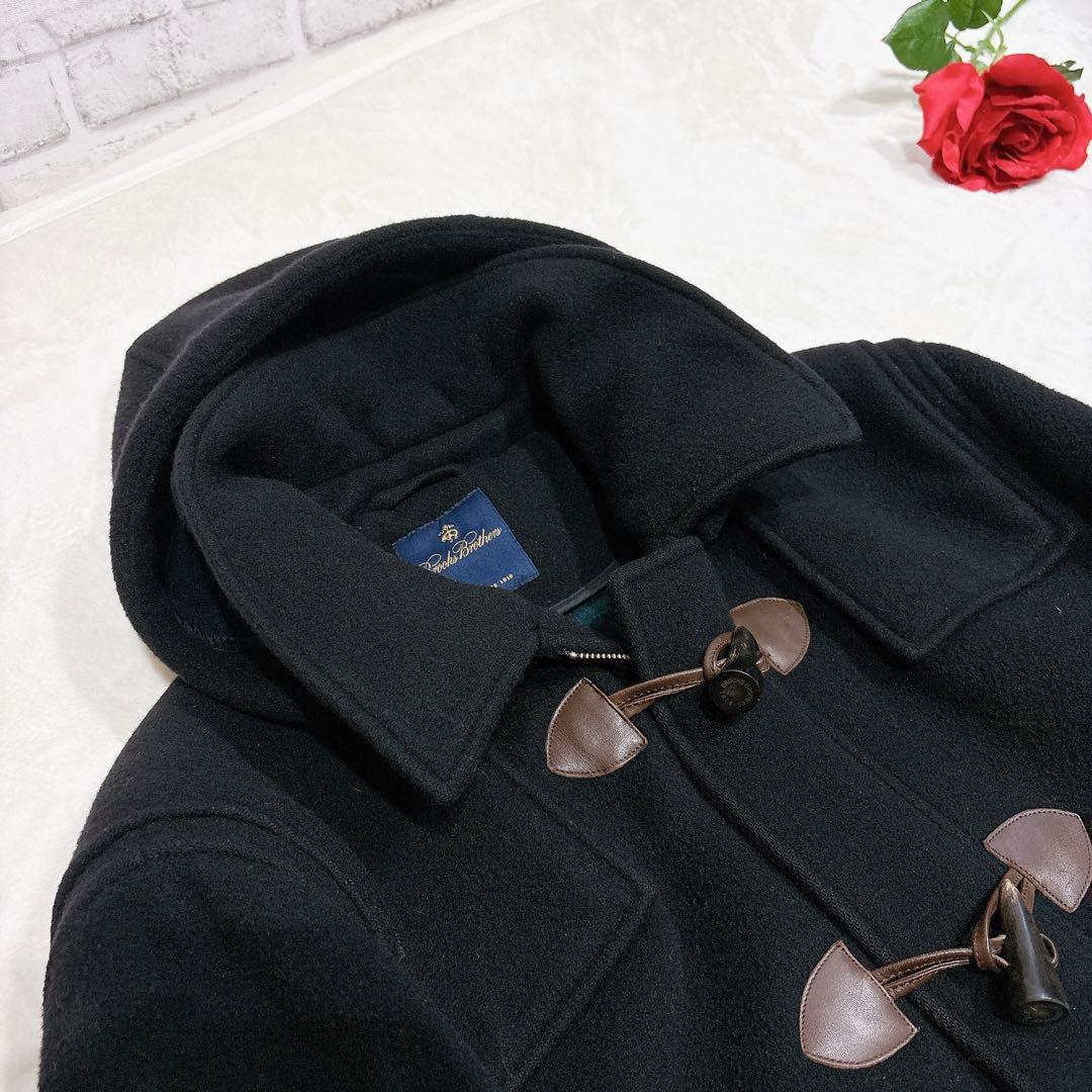 ほぼ未使用✨　ブルックスブラザーズ　ダッフルコート　ウール　ブラック　2way