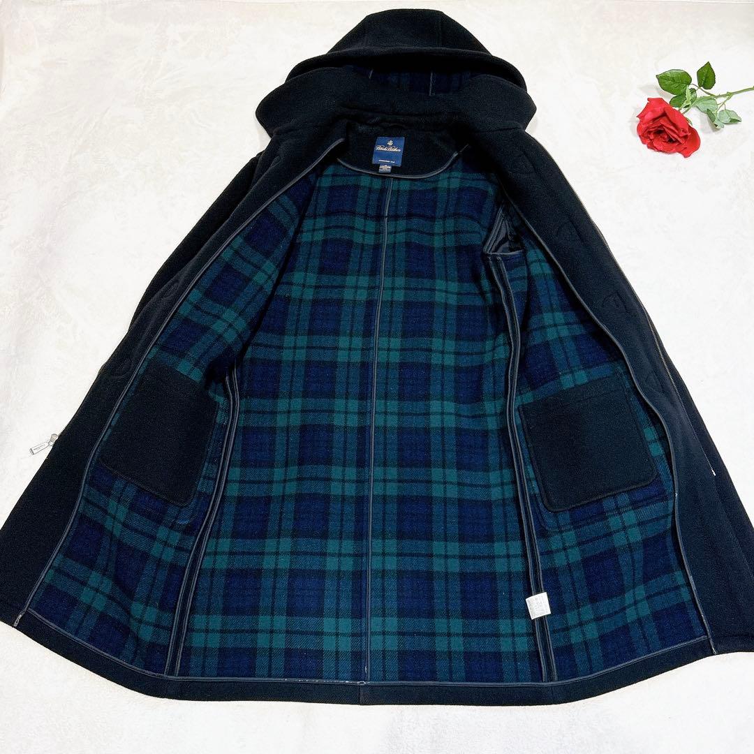 ほぼ未使用✨　ブルックスブラザーズ　ダッフルコート　ウール　ブラック　2way