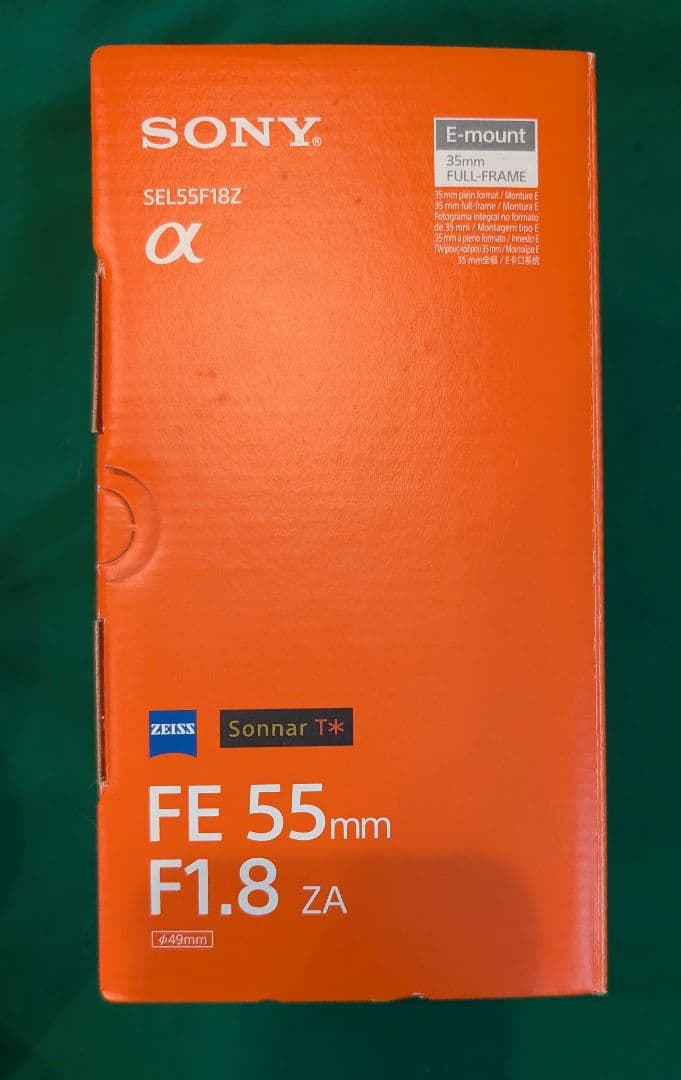 【oh 】他の方は購入不可です 55mm F1.8 ZA 単焦点レンズ