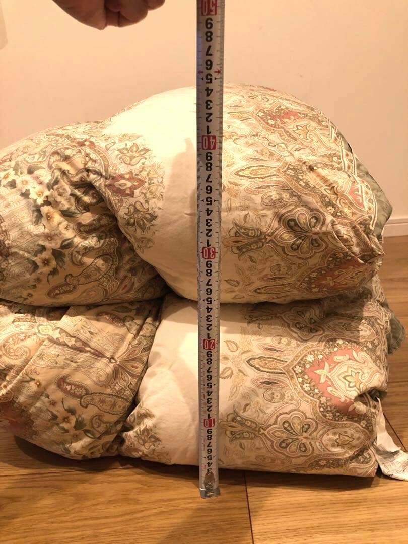 東京西川 ポーランドグースダウン90% クリーニング済 超長綿100% 1.4k