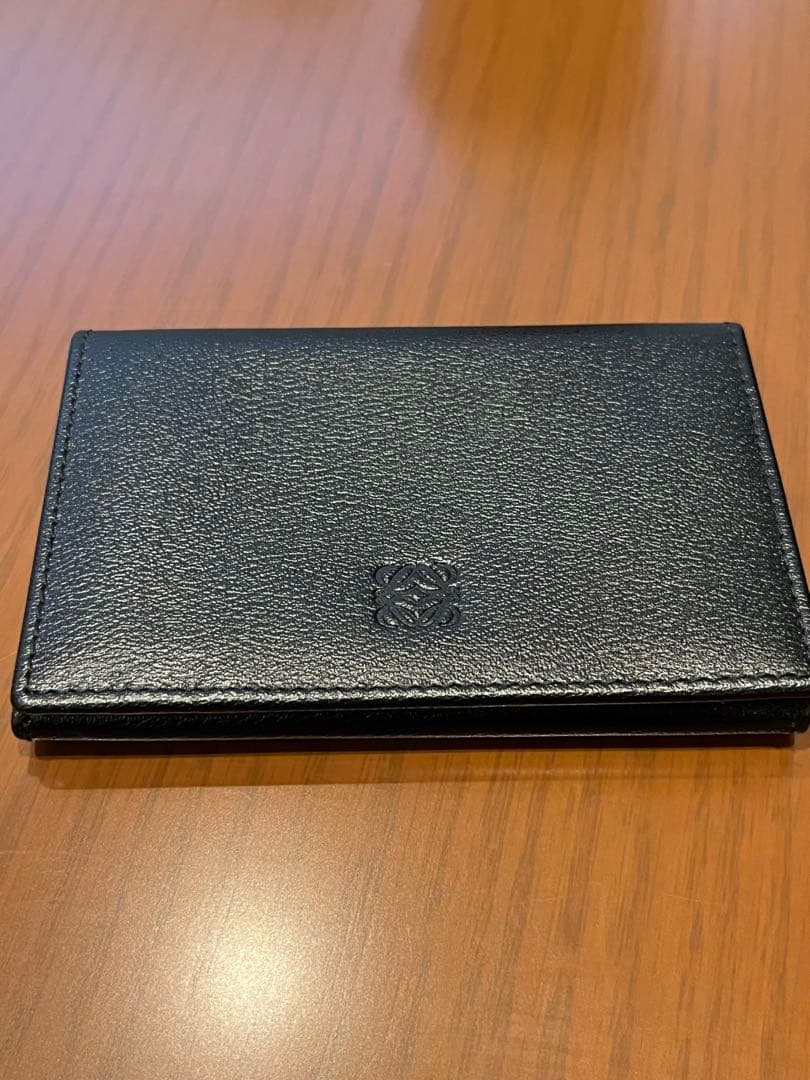 【美品】ロエベ　カードケース　名刺入れ　ブラック