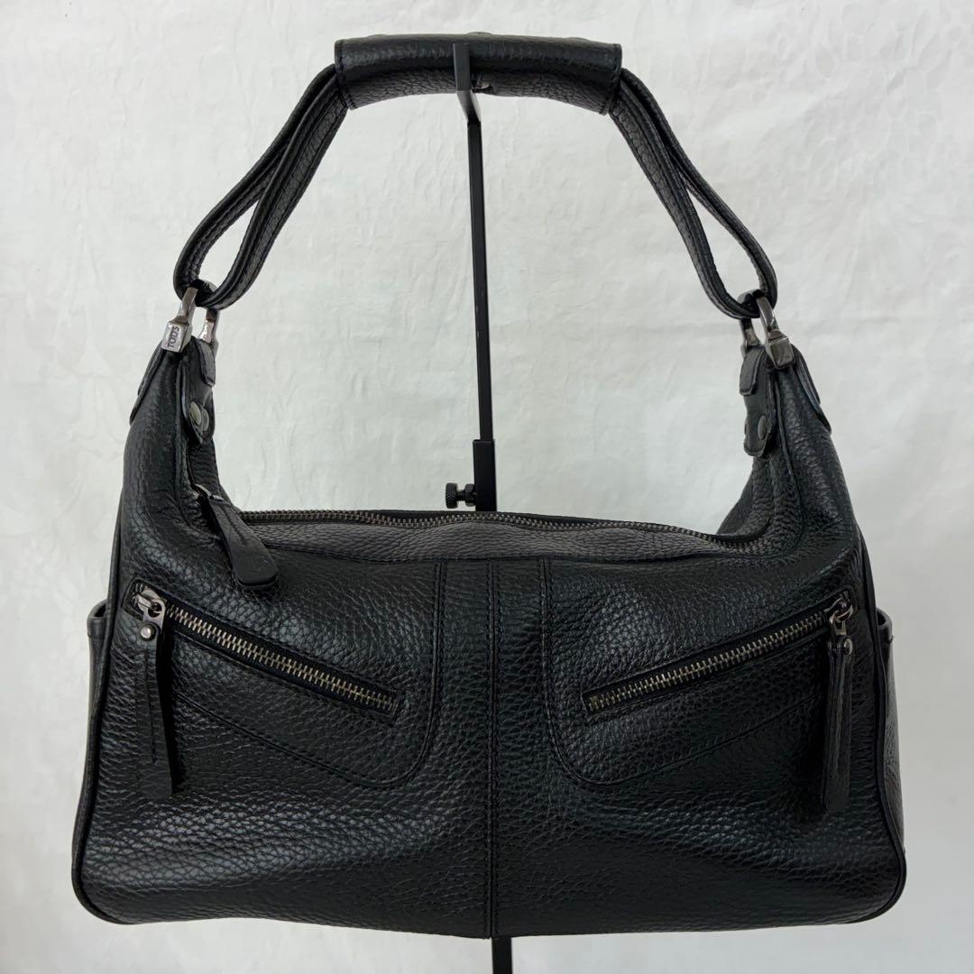 最終値下【Tod’s】ワンショルダーバッグ ハンドバック レザー 本革 ブラック