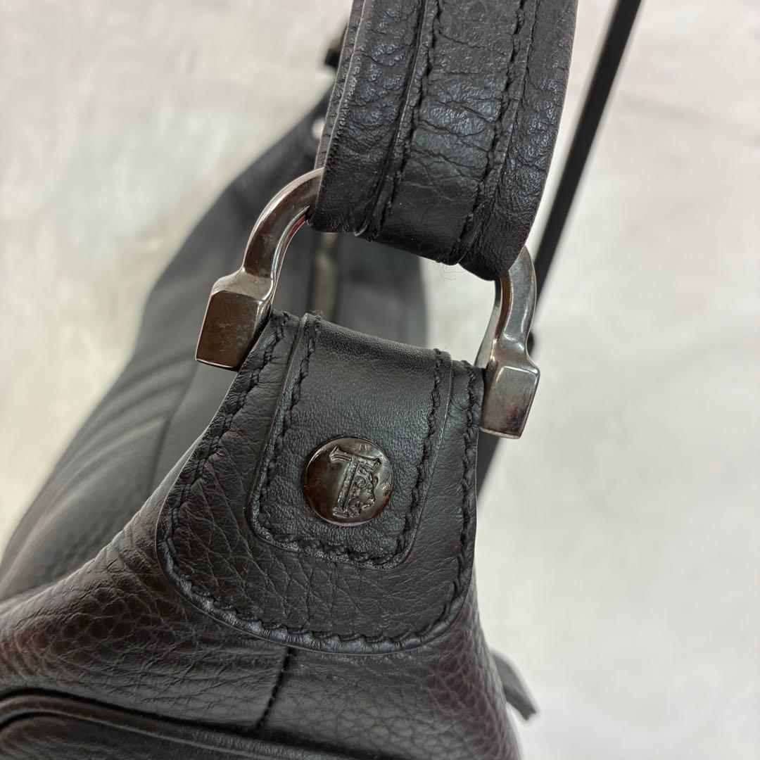 最終値下【Tod’s】ワンショルダーバッグ ハンドバック レザー 本革 ブラック