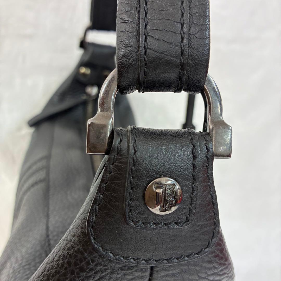 最終値下【Tod’s】ワンショルダーバッグ ハンドバック レザー 本革 ブラック
