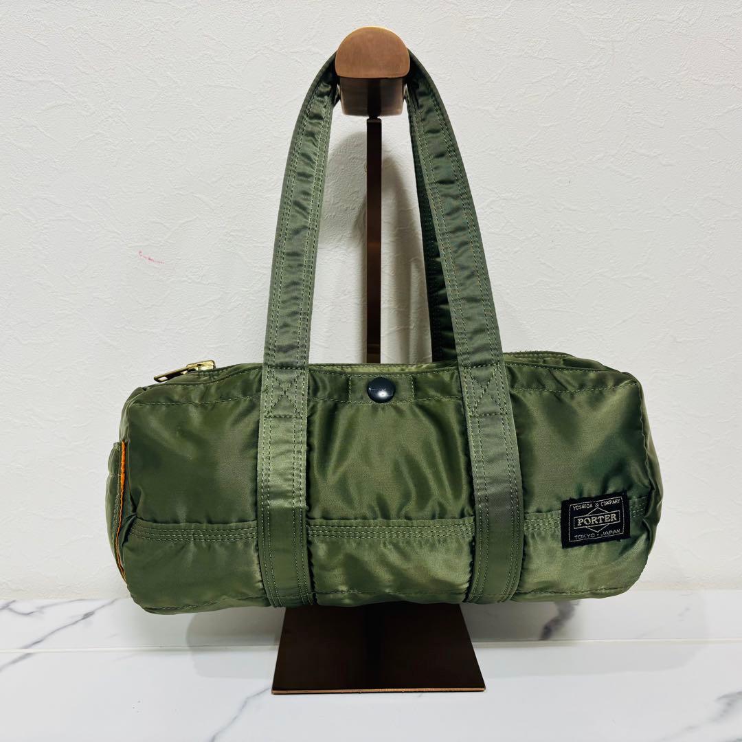 美品 廃盤品 ポーター タンカー ダッフル ミニボストンバッグ S ドラムバッグ