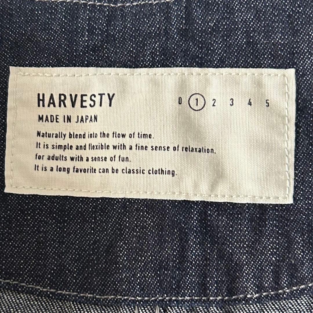 HARVESTY デニム アトリエジャケット 日本製 サイズ1