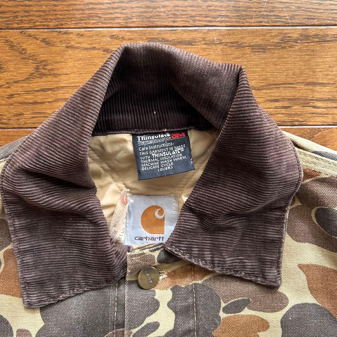 希少80s Carhartt ハンターカバーオール　ダックカモ