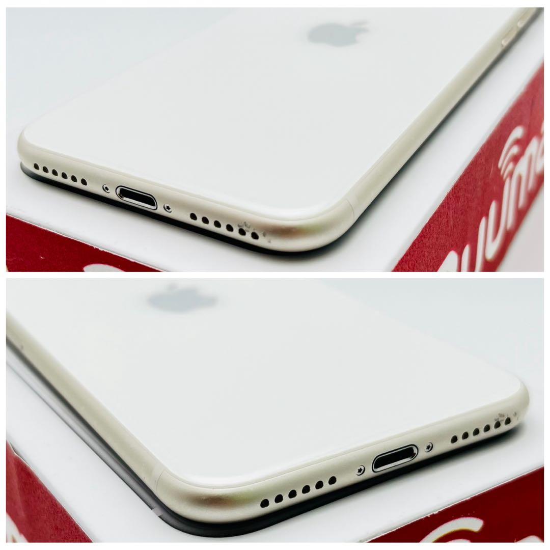 B 86% iPhone SE3 64 GB SIMフリー ホワイト　本体