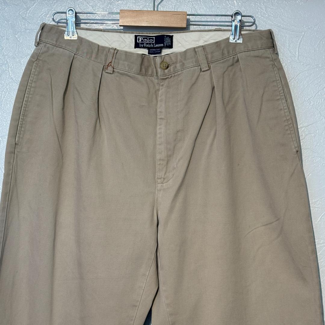 90s ポロ ラルフローレン ツータック ポロチノ アンドリューパンツ