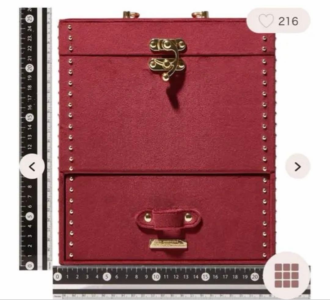 ANNA SUI francfranc マルチボックス ダークレッド
