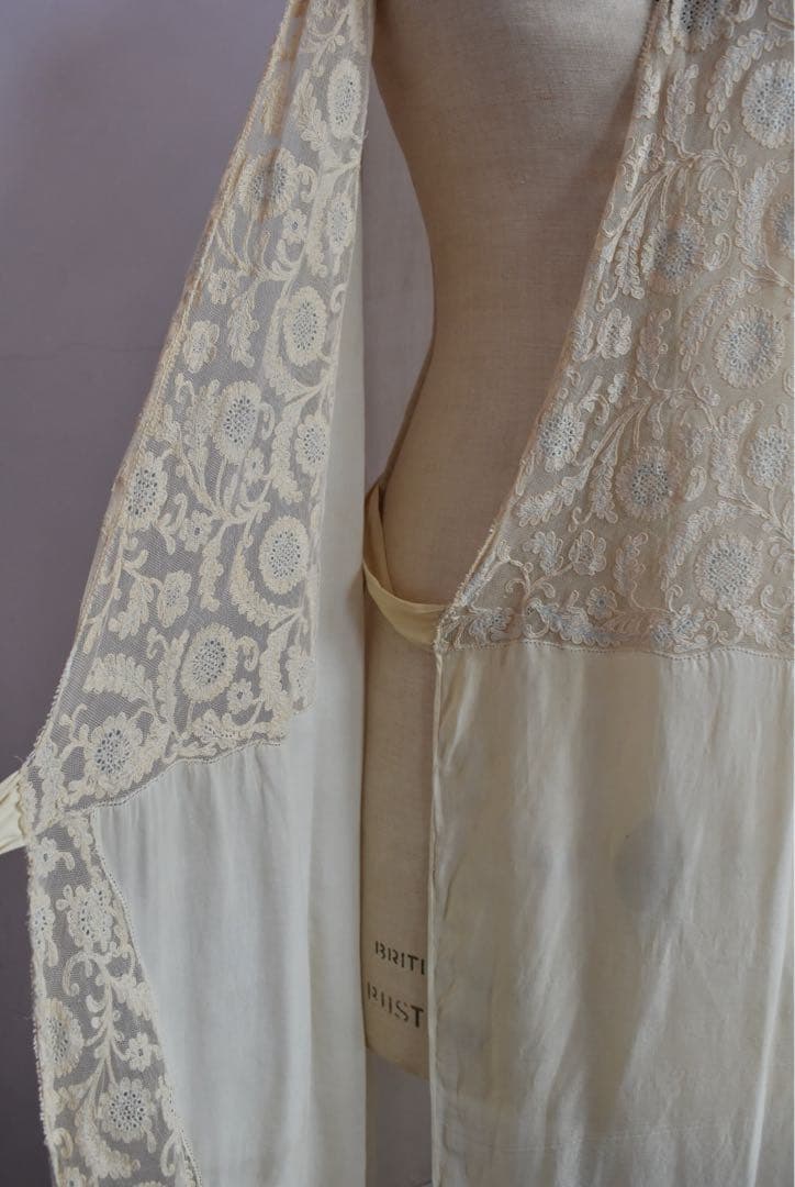 1920-1930 シルクカシュクールワンピース night gown