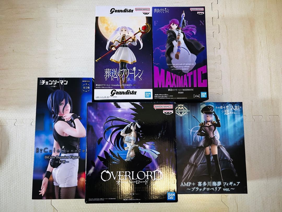 【新品未開封】アニメフィギュア5種