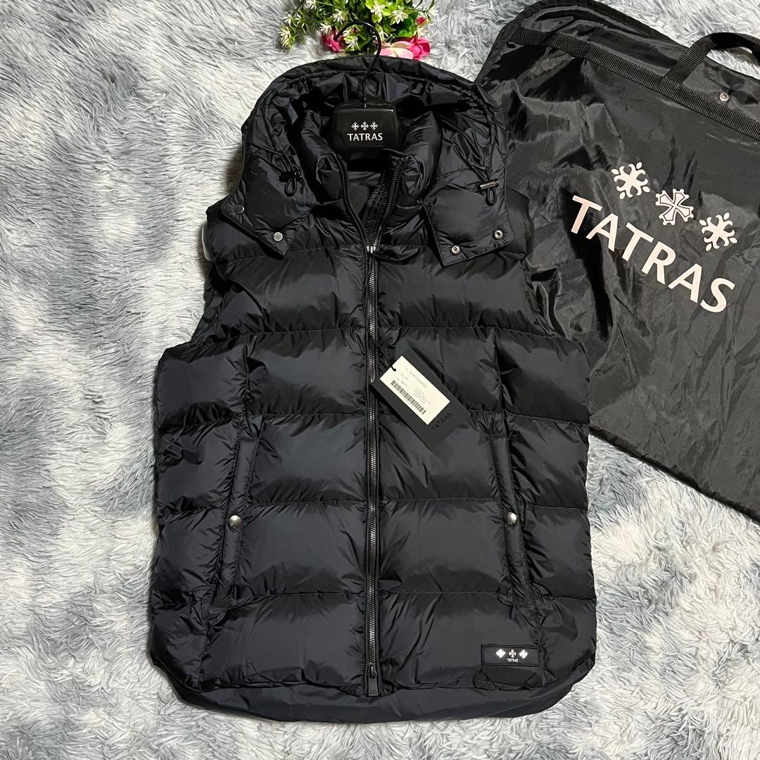 未使用　23AW TATRAS ダウンベストPOSEIDONE 紺　03 L