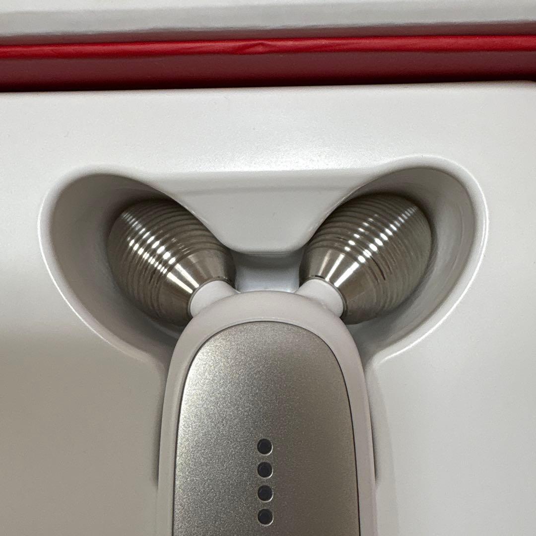 【美品】AGE-R DERMA EMS SHOT 美顔器、新品ジェル＋スタンド付