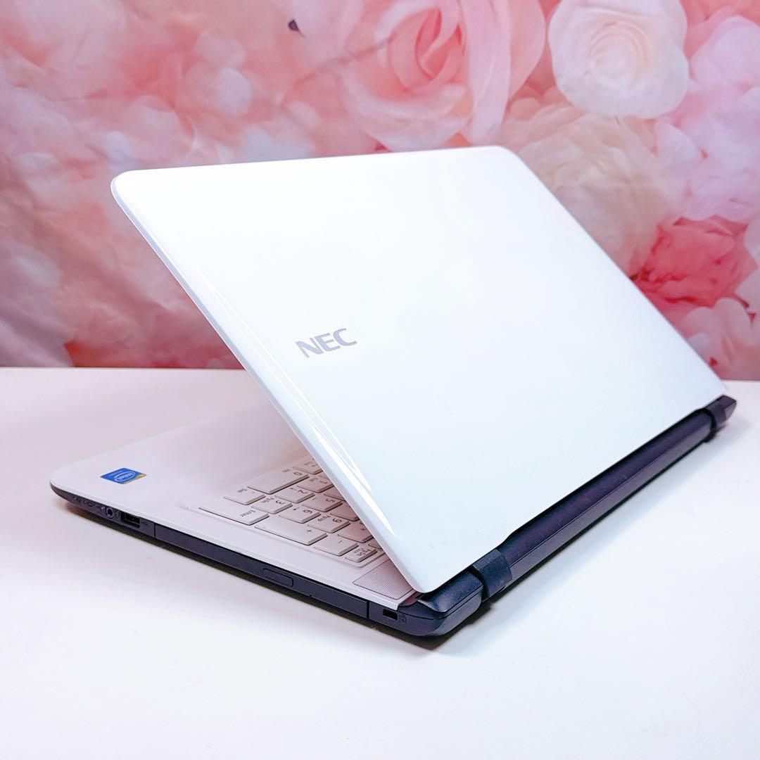 新品高速SSD✨windows11 カメラ✨ノートパソコン オフィス 薄型 白✨