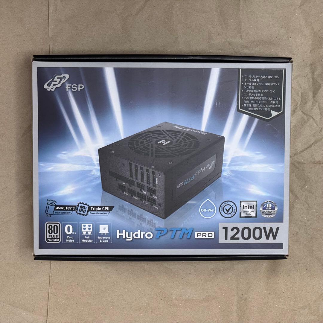 1200W 電源ユニット FSP Hydro PTM PRO 80PLUS