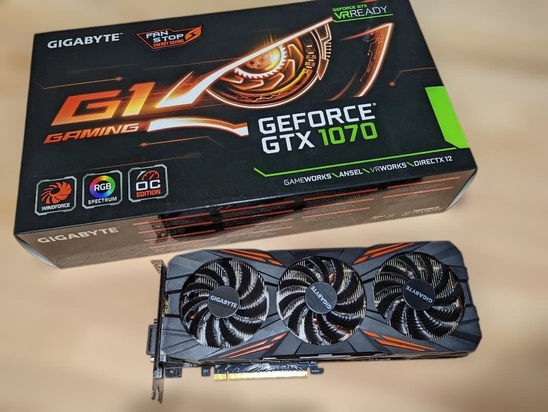 GIGABYTE GTX 1070 グラフィックボード