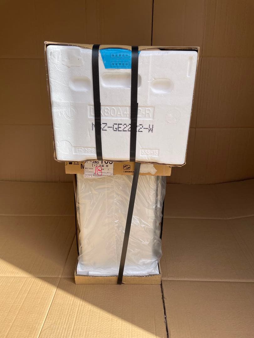 MITSUBISHI MSZ-GE2222-W エアコン本体、室外機一式