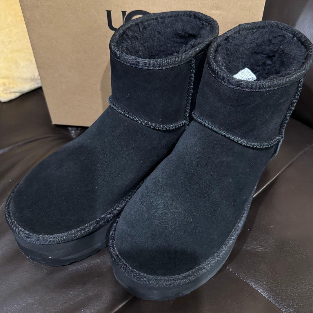 UGG アグ クラシックミニプラットフォーム ムートンブーツ