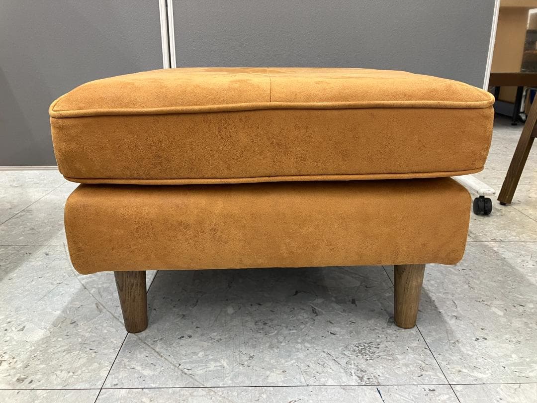 関家具 3人掛けソファ RELAXFORM オットマン付ブラウン