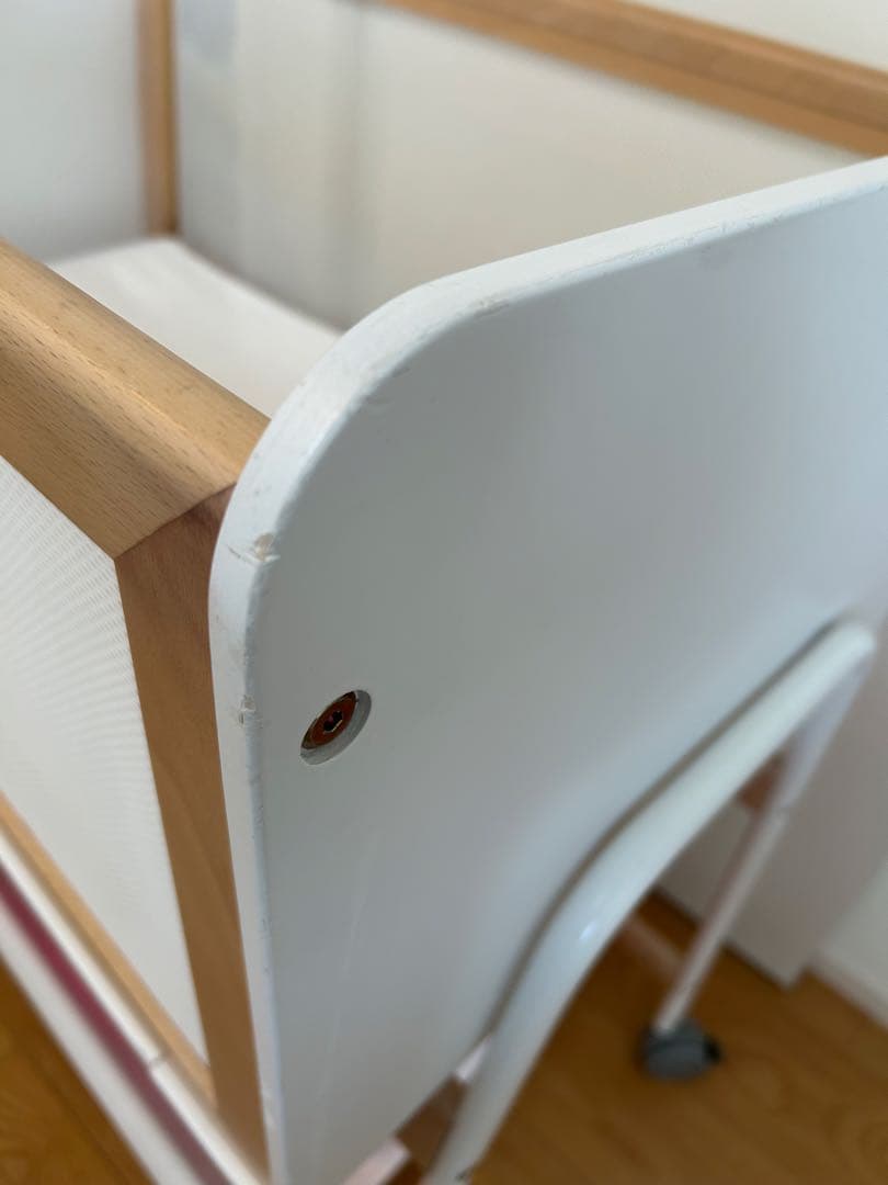 ワゴン2 ベビーベッド　リリワゴンⅡ 　ホワイトlili wagonヤマトヤ