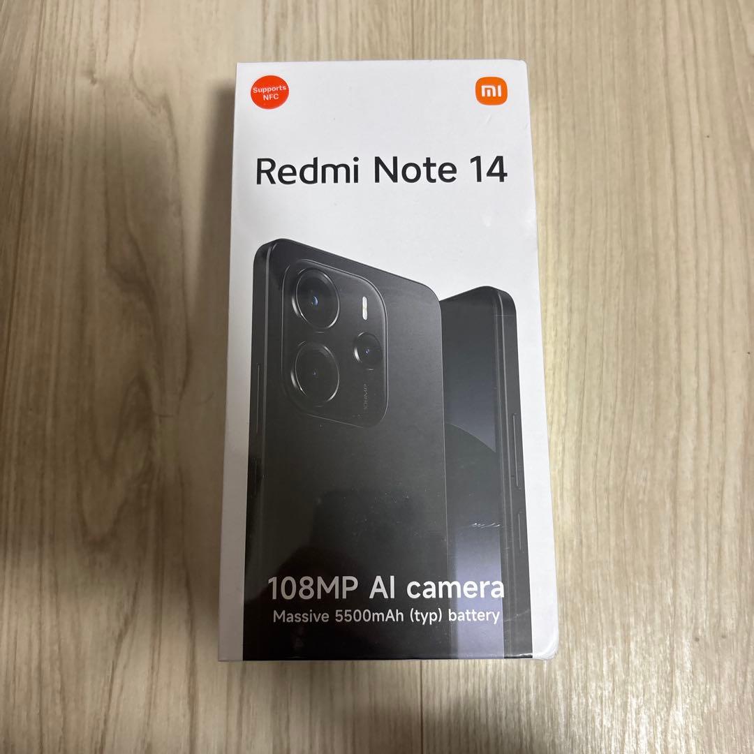 Redmi Note 14 8GB/256GB ミッドナイトブラック