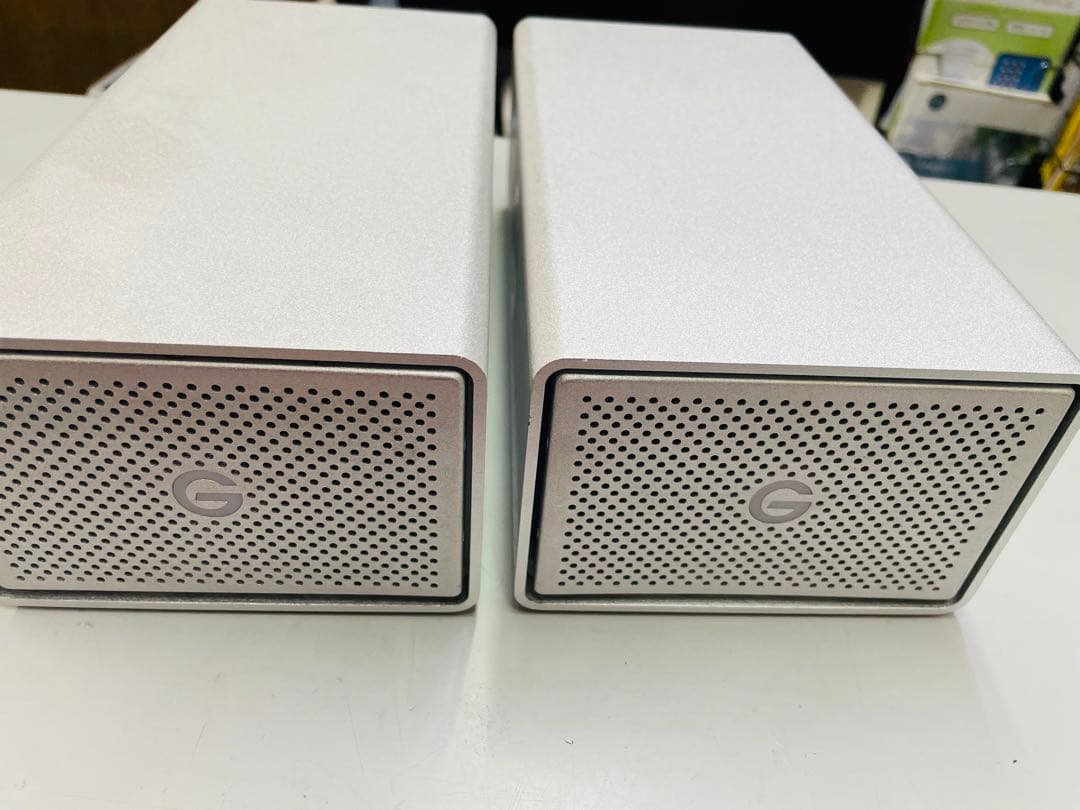 2台セット合計16TB、G-Technology G-RAID with USB
