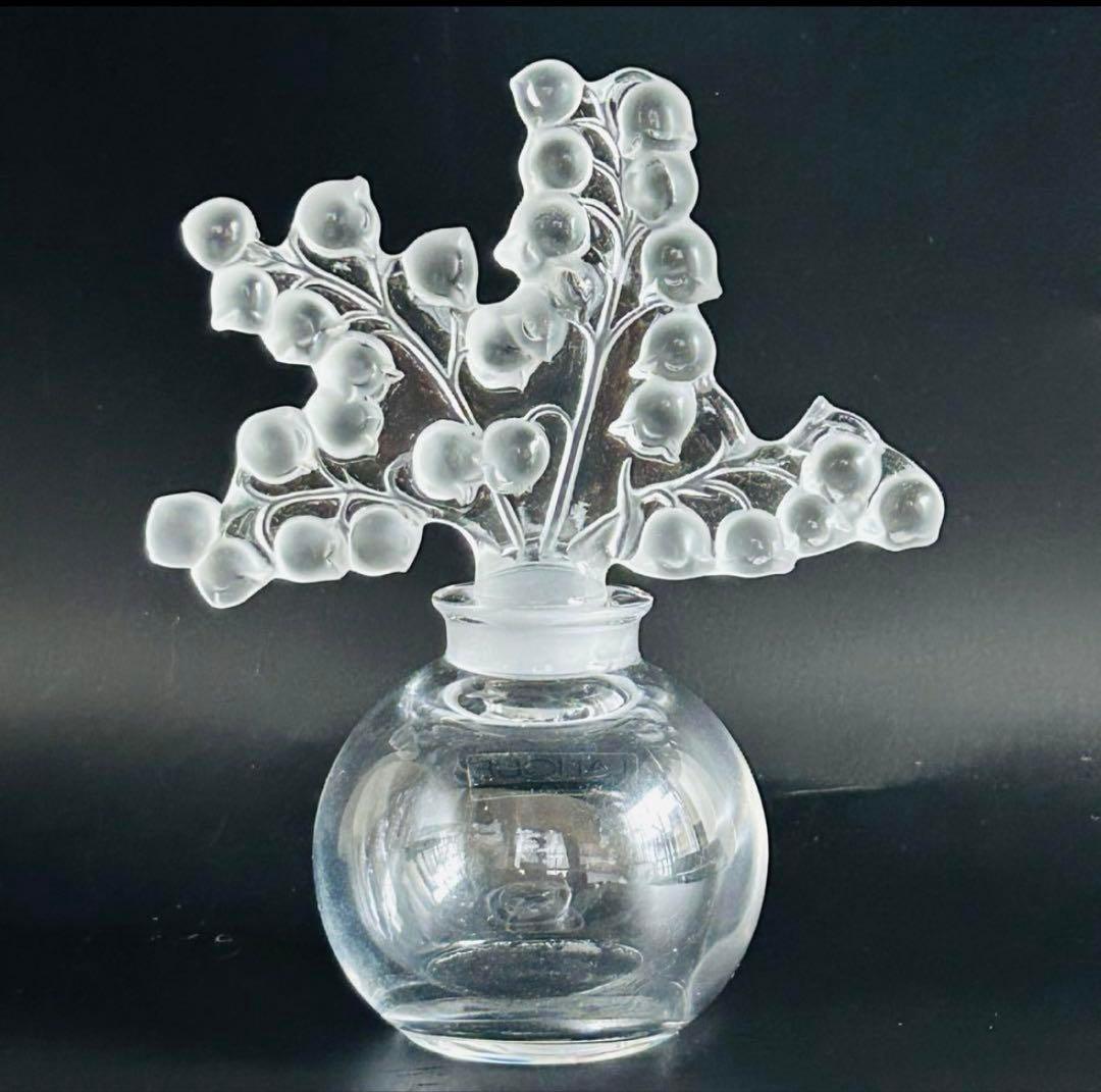 【未使用★美品】ルネ ラリック 香水瓶 クレールフォンテーヌ すずらん