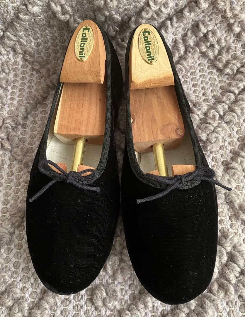 repetto レペット　マノン　39 バレエシューズ　ベロア　ベルベット　黒