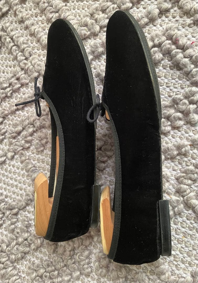 repetto レペット　マノン　39 バレエシューズ　ベロア　ベルベット　黒