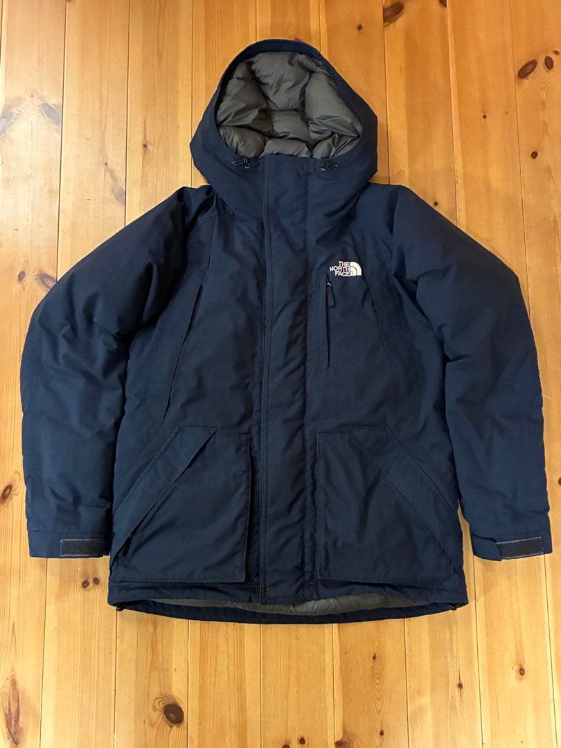 THE NORTH FACE エレバスジャケット Mサイズ ファー付き ネイビー