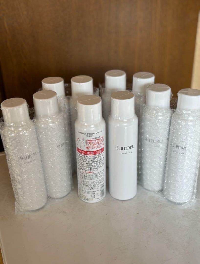 新品未開封 SHIRORU シロル クリスタルホイップ 120g 10本セット