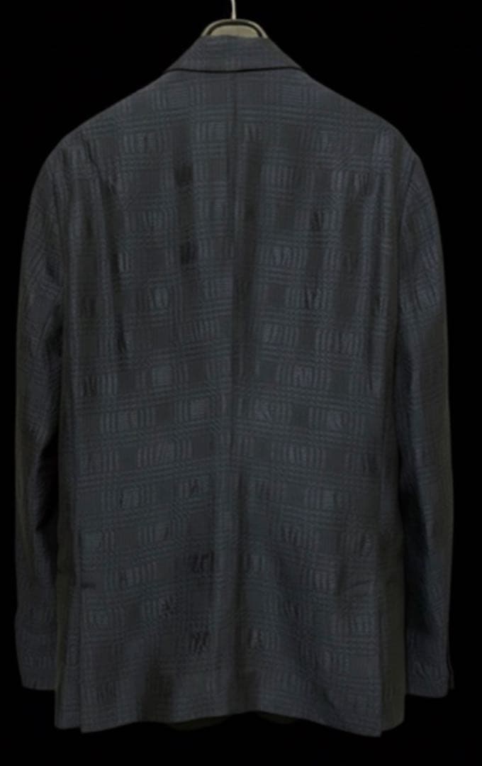 希少美品 エンポリオアルマーニ 17AW レイヤード風ジャカードジャケット 44