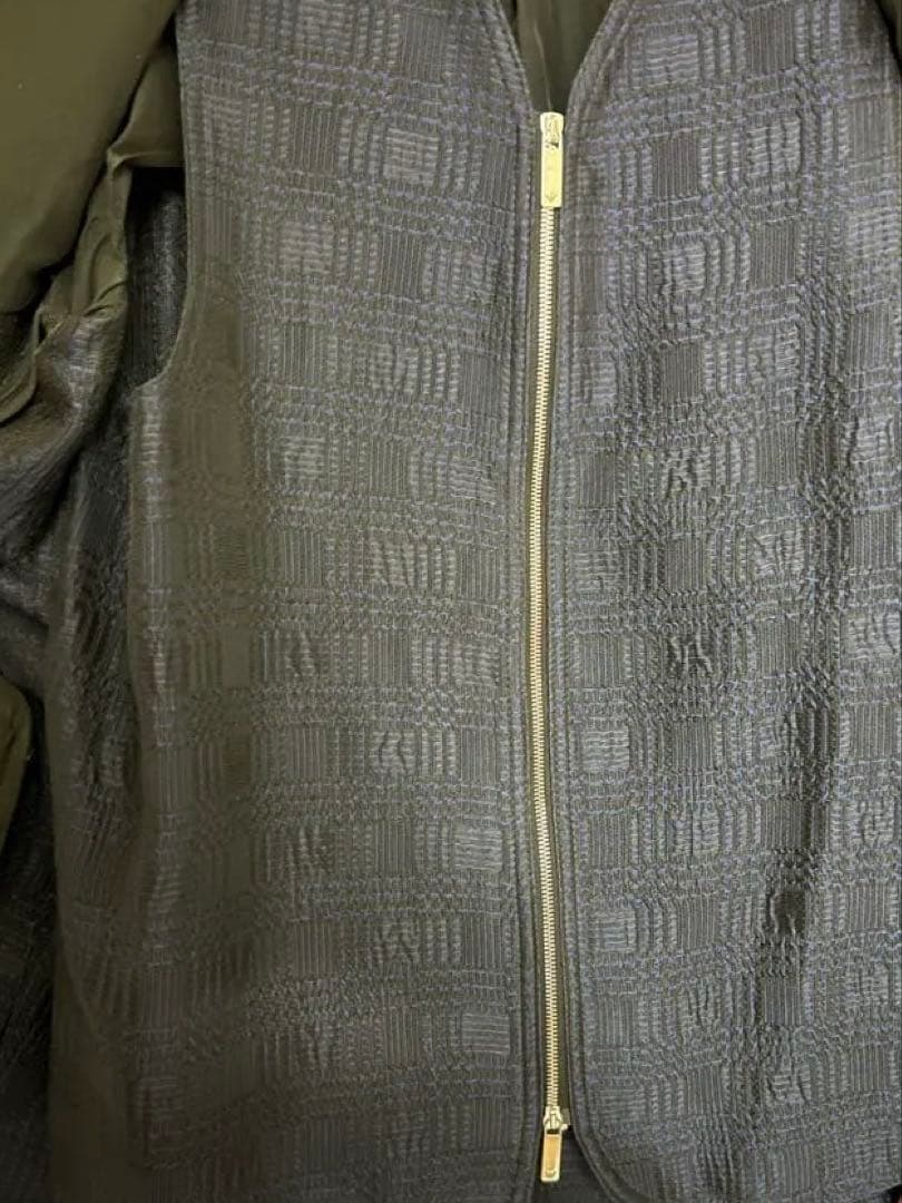希少美品 エンポリオアルマーニ 17AW レイヤード風ジャカードジャケット 44