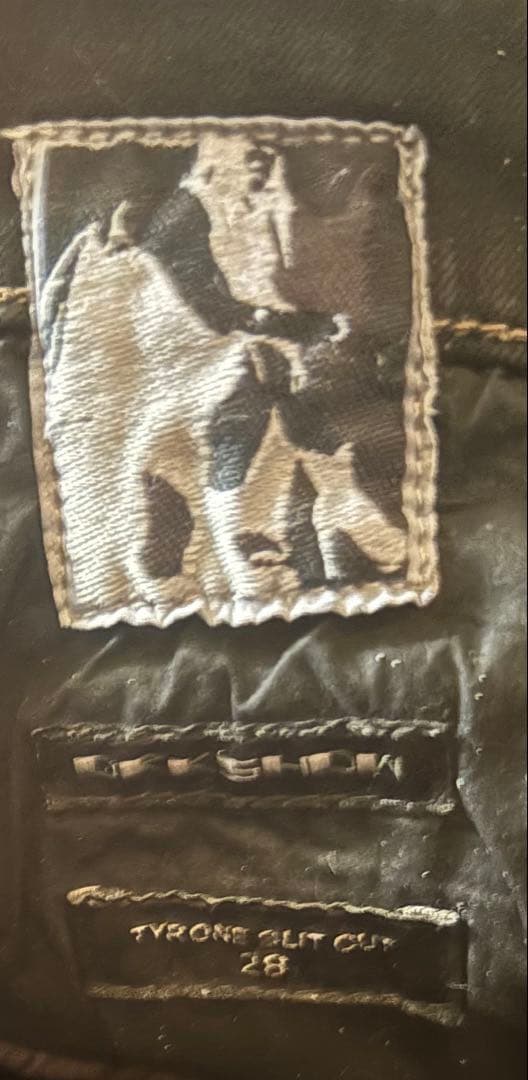 パンツ rick owens drkshdw tyrone slitcut 28