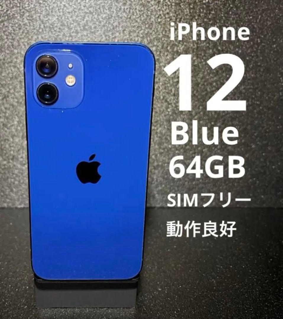 iPhone 12 Blue 64GB 動作良好