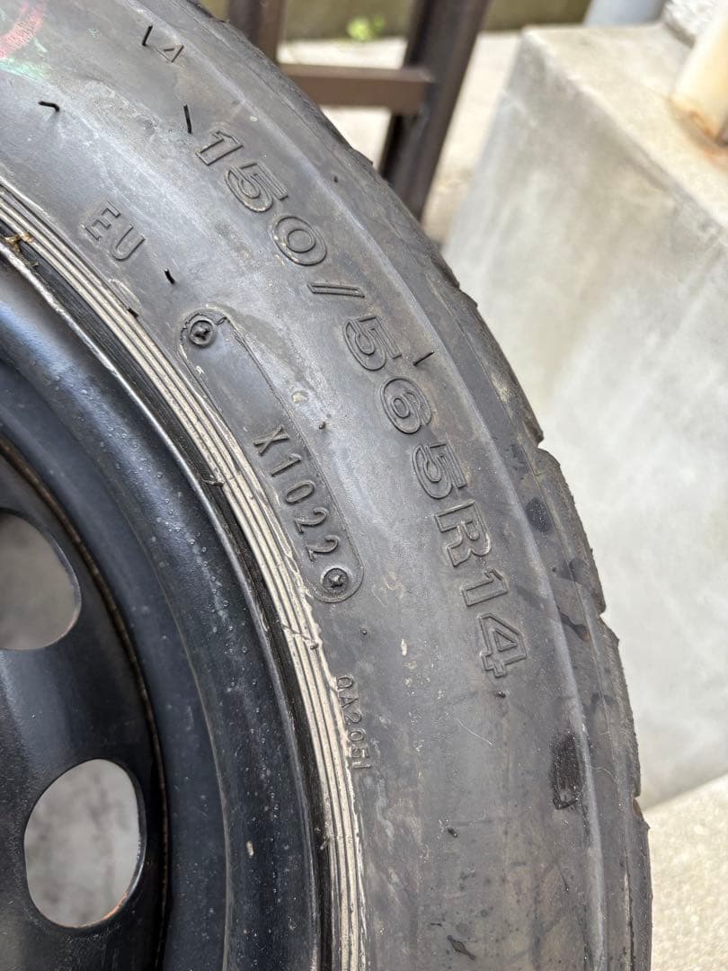 引張りデミオ鉄チン14×6J 22年DUNLOP 150/565/R14 4本⭐️