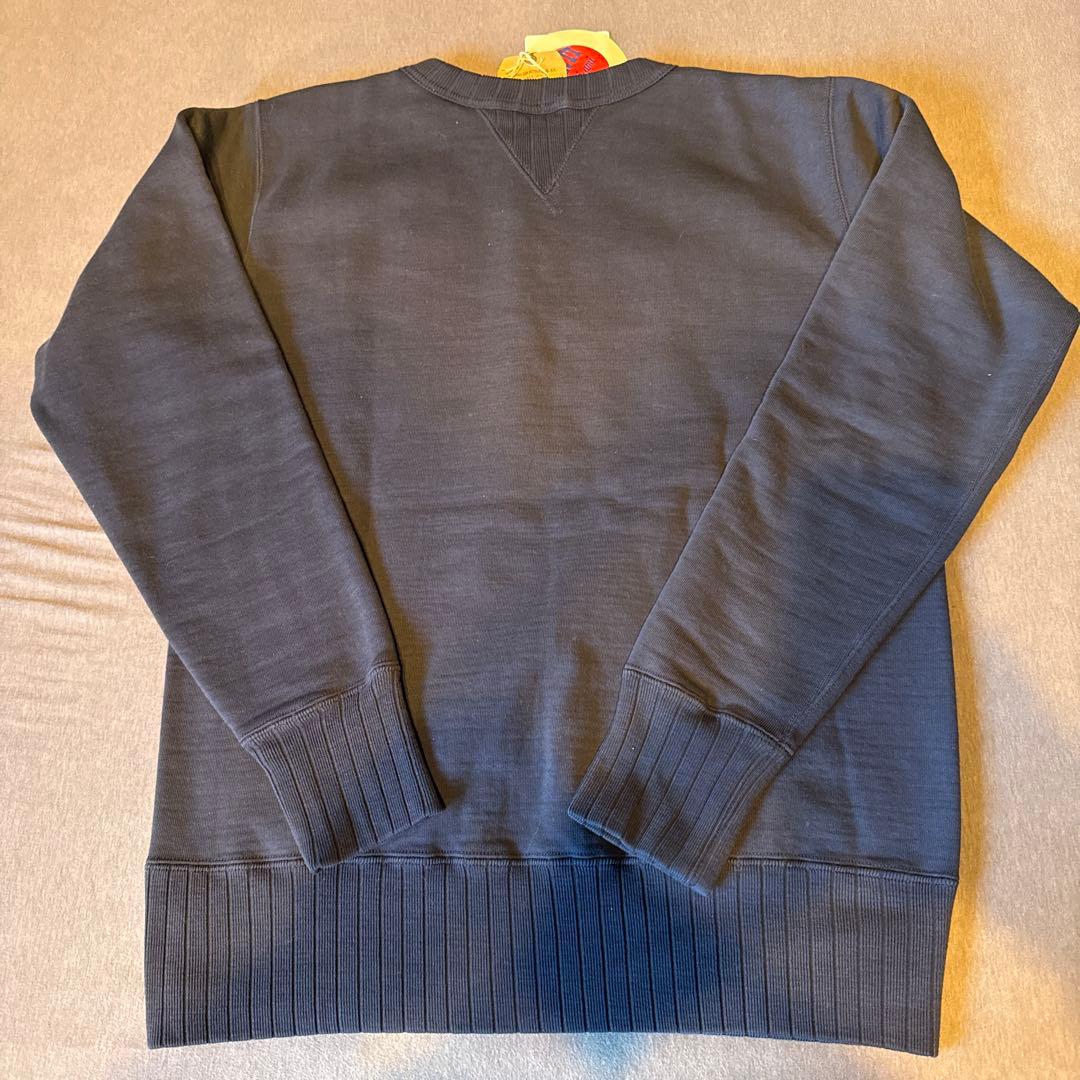 新品未使用 ステュディオダルチザン 吊り編みスウェット M ネイビー