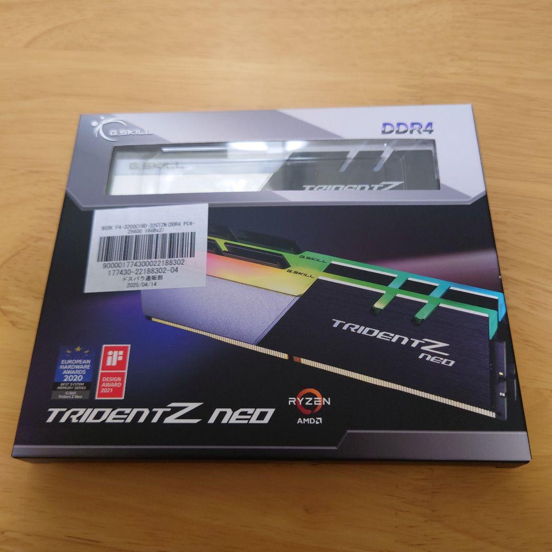TRIDENT Z NEO DDR4 メモリー