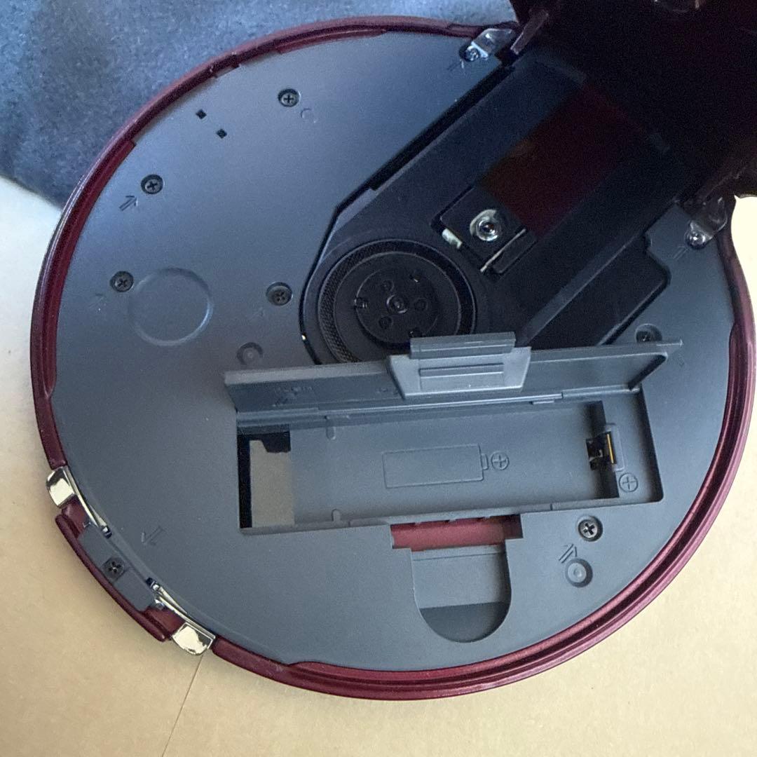 【希少】SONY D-NE20 レッド 美品 CDウォークマン