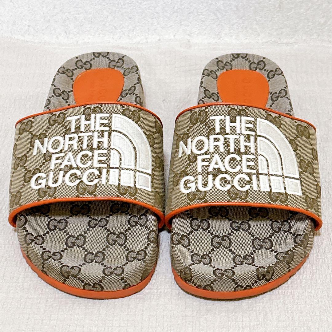 ✨美品✨ 【GUCCI】 THE NORTH FACE コラボ サンダル 人気