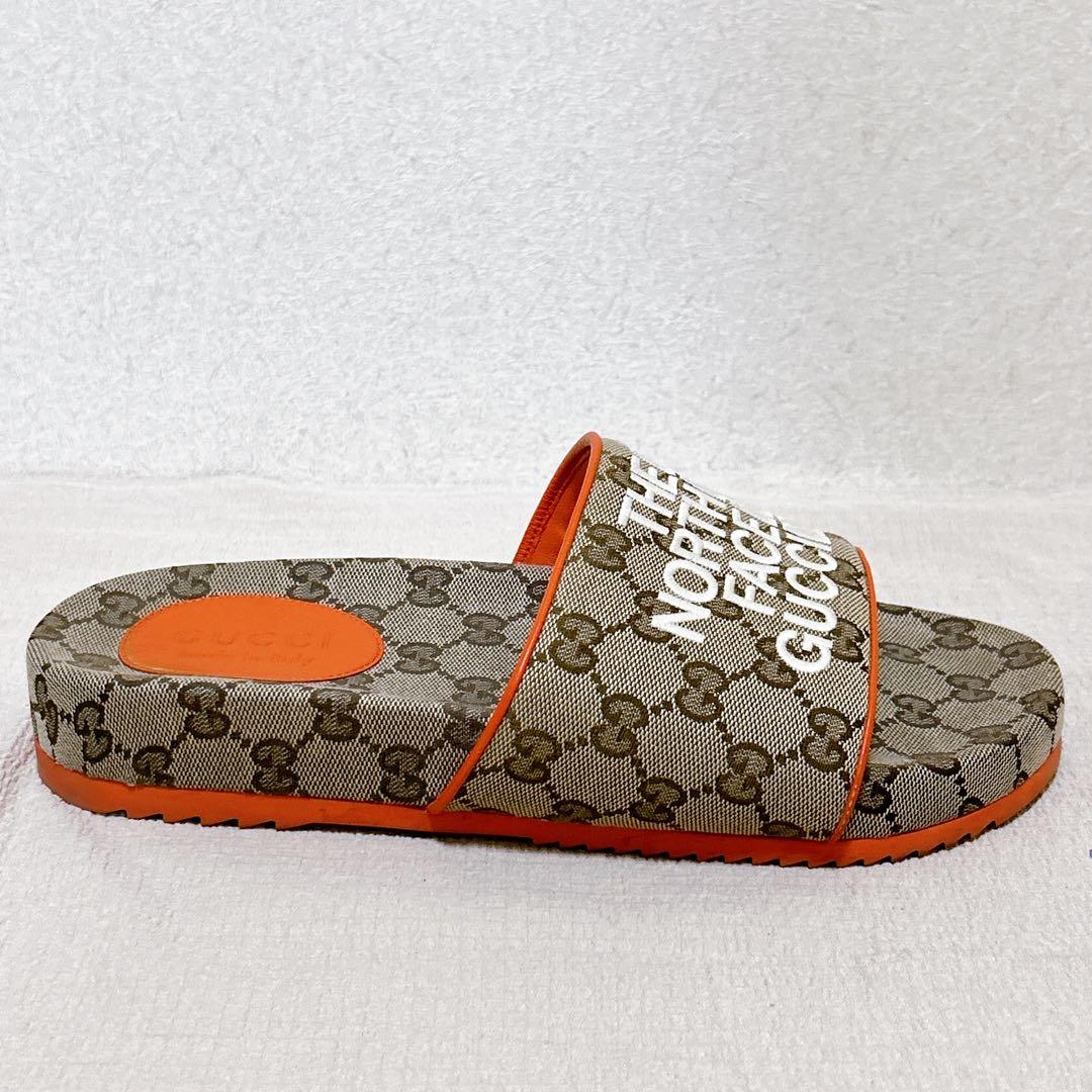 ✨美品✨ 【GUCCI】 THE NORTH FACE コラボ サンダル 人気